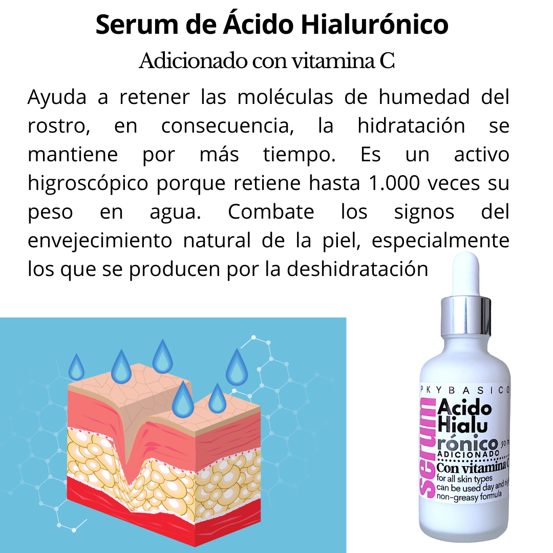 Ácido Hialurónico & vitamina C