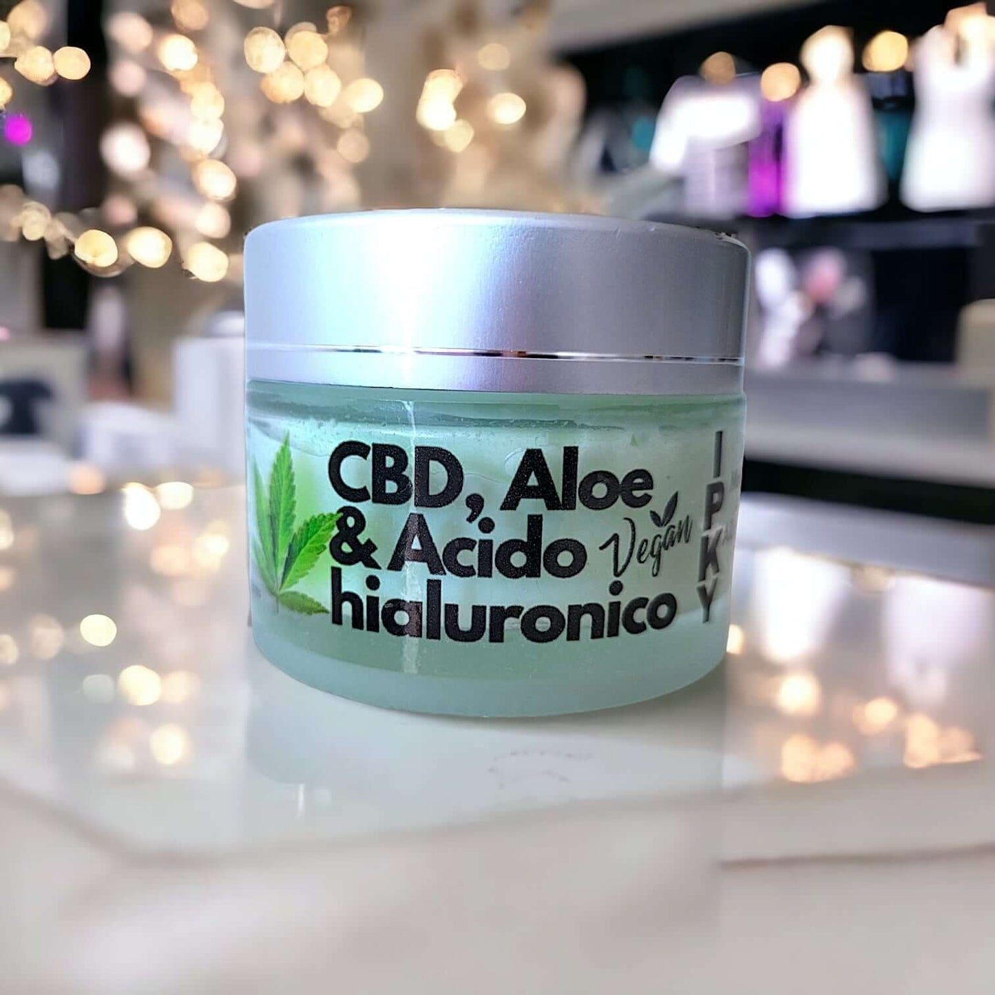 CBD crema antioxidante facial con ácido hialurónico y Aloe vera